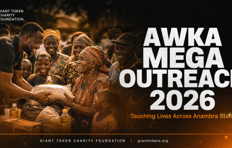Giant Token Charity Foundation Awka Outreach 2026