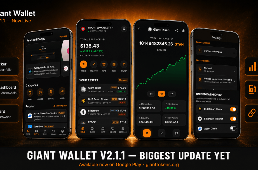 Giant Wallet V2.1.1 Update